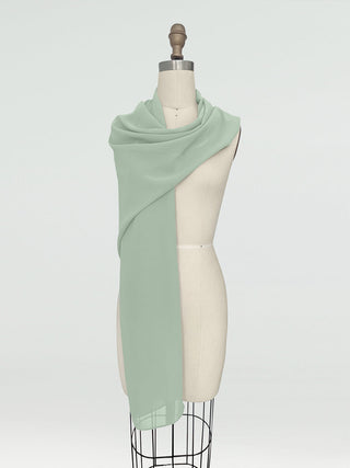 (18x89in.) Chiffon Shawls & Wraps for Women